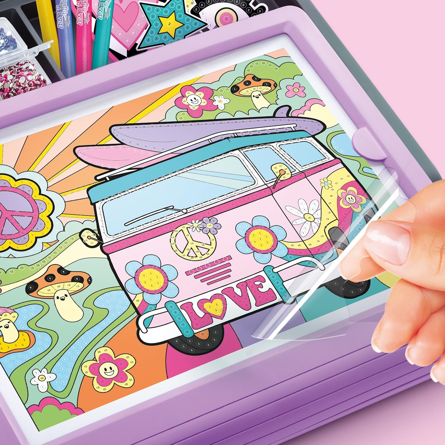 Canal Toys Style 4 Ever Diamond Art Studio 3-in-1 LED Case