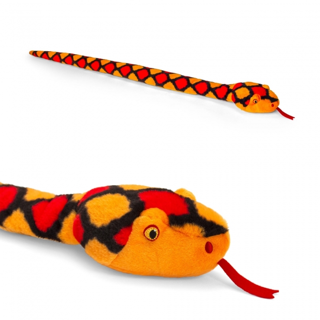 Keel Toys 65cm Keeleco Snakes 4 Assorted Colours
