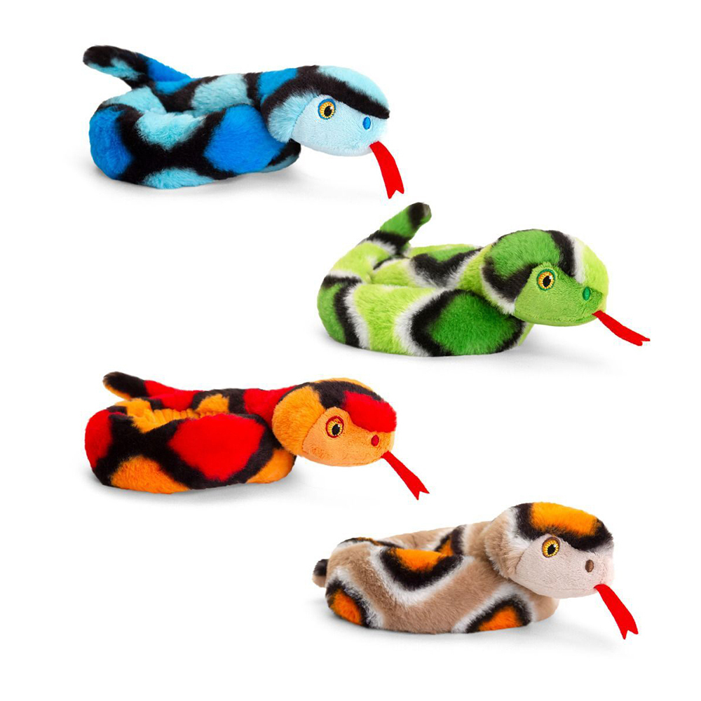Keel Toys Keeleco Coiled Snakes Plush Asst 65cm