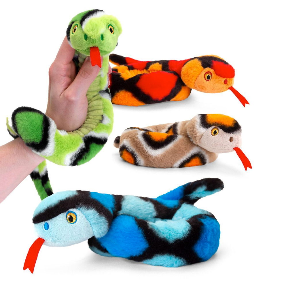 Keel Toys Keeleco Coiled Snakes Plush Asst 65cm