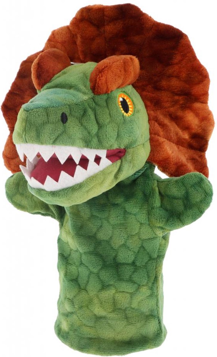 Keel Toys Keel Eco - 4 Plush Hand Puppets - Dinosaurs - 27 cm