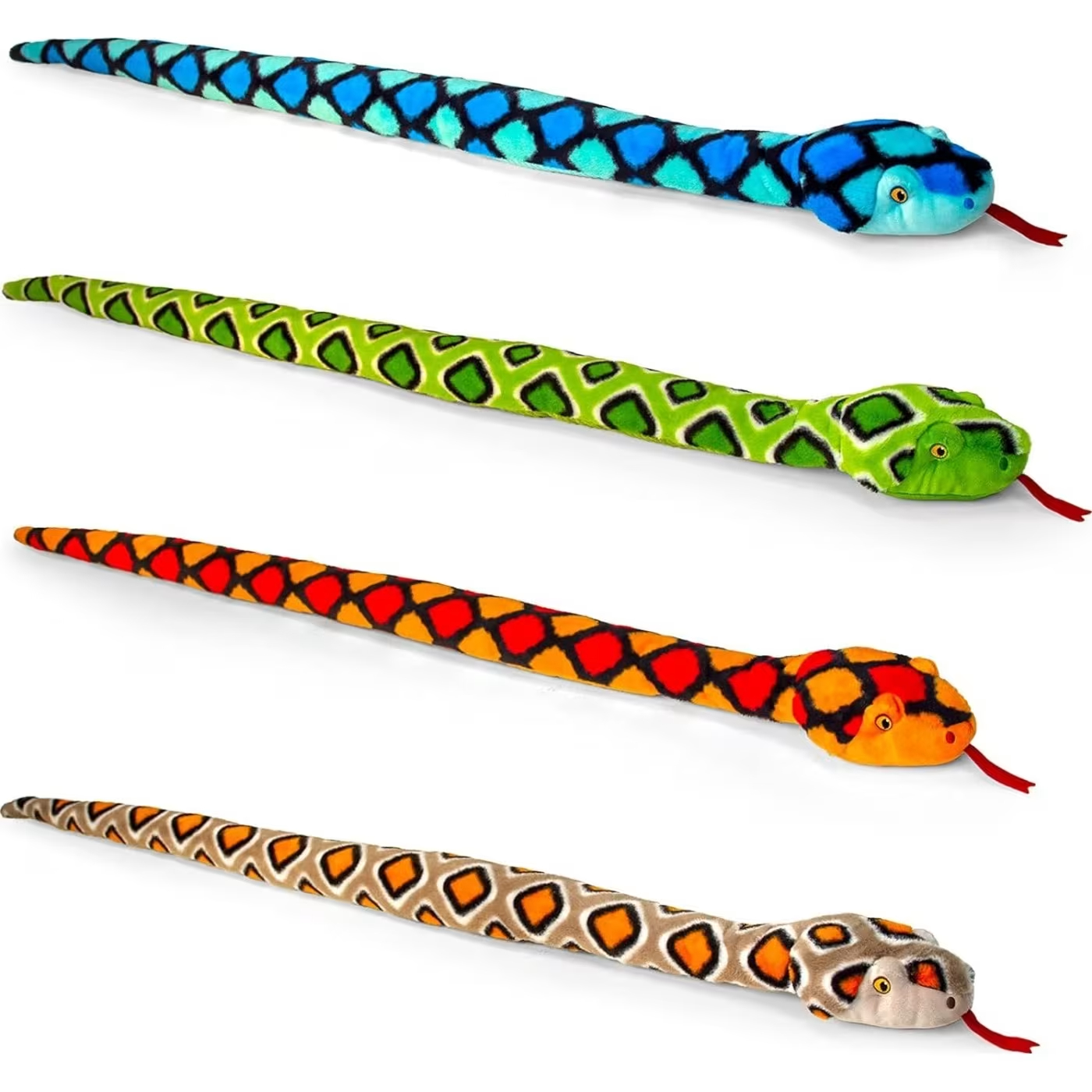 Keel Toys 150cm Keeleco Snakes Assorted Plush Toy