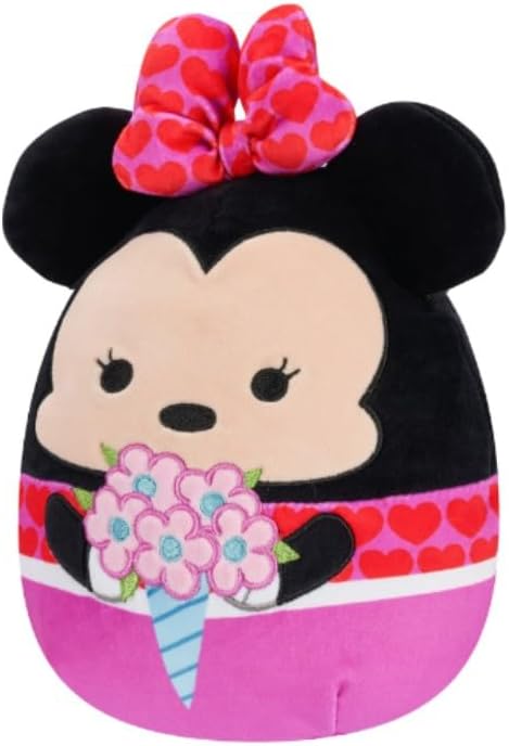 Squishmallows 8" Disney Valentine Pair Mickey and Minnie