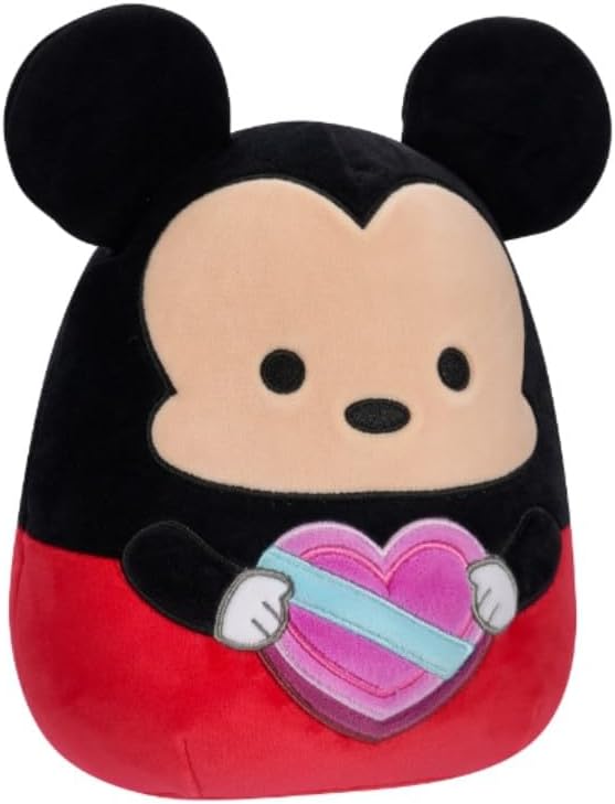 Squishmallows 8" Disney Valentine Pair Mickey and Minnie