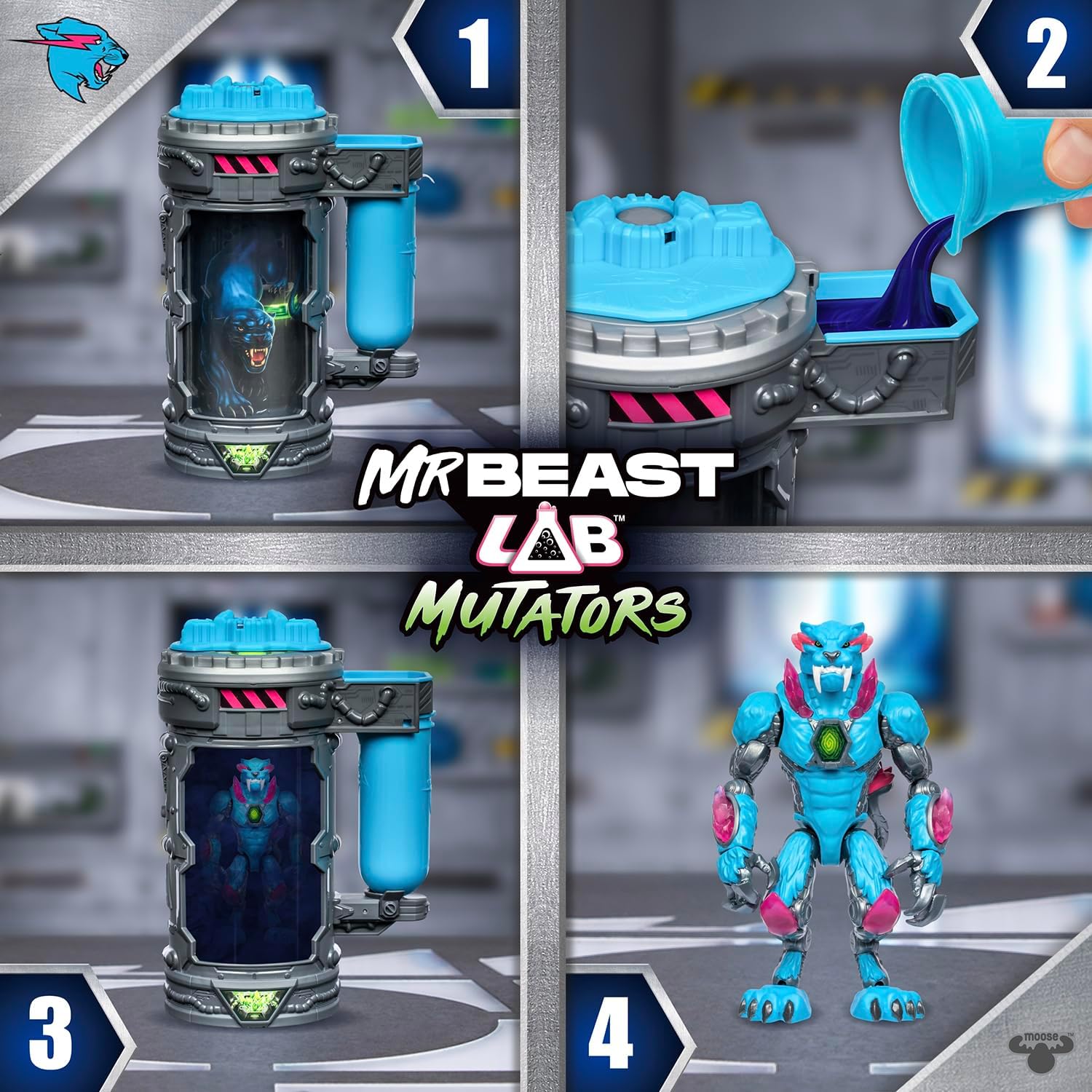 MrBeast Lab Mutators W1 Beast Mutation Chamber Iconic Panther