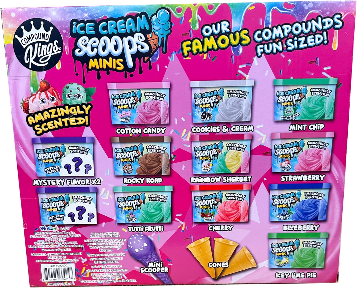 We Cool Ice Cream Scoops Minis Truck Gift for Kids Girls & Boys for 4+ Ages