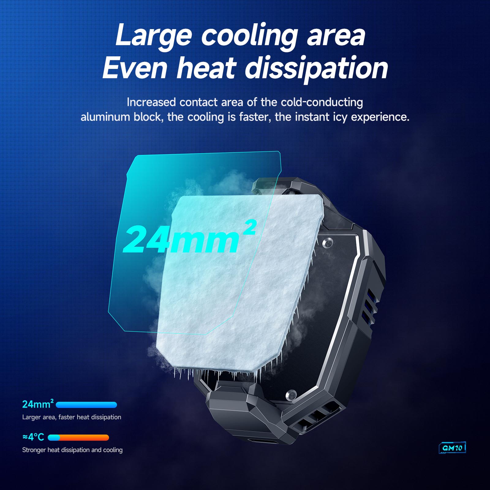 Hoco GM10 Mobile Phone Cooler - Black