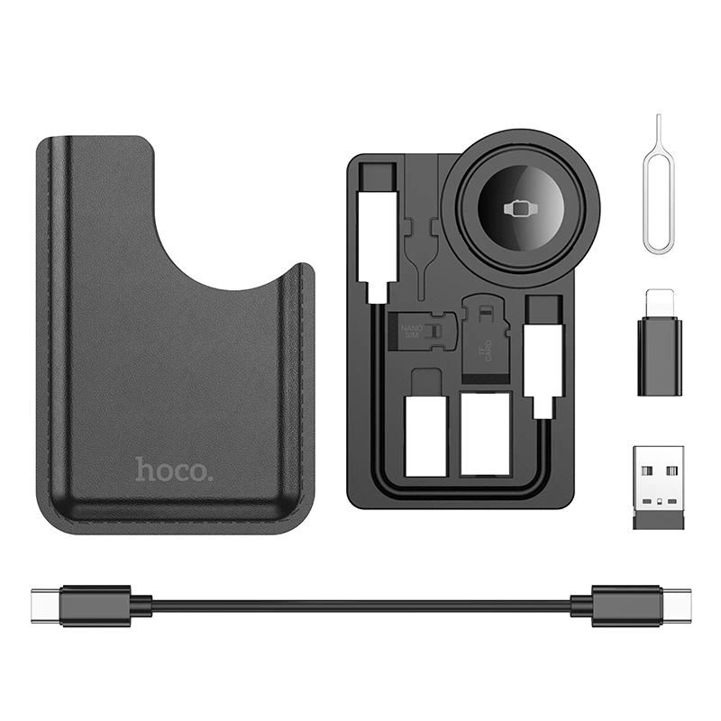 Hoco CW58 Multifunctional iWatch Wireless Charger - Black