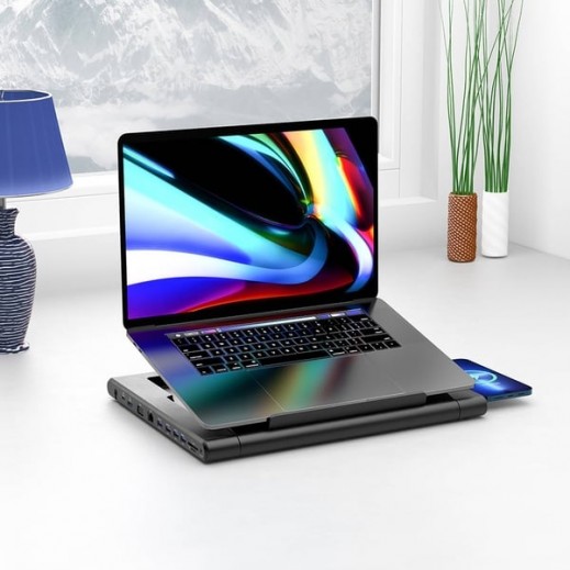 Powerology Multi-Functional Pro Hub Laptop Stand