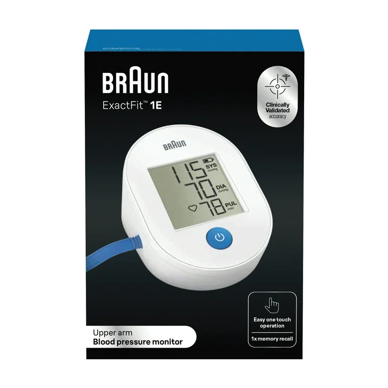 Braun ExactFit&trade; 1E Upper Arm Blood Pressure Monitor
