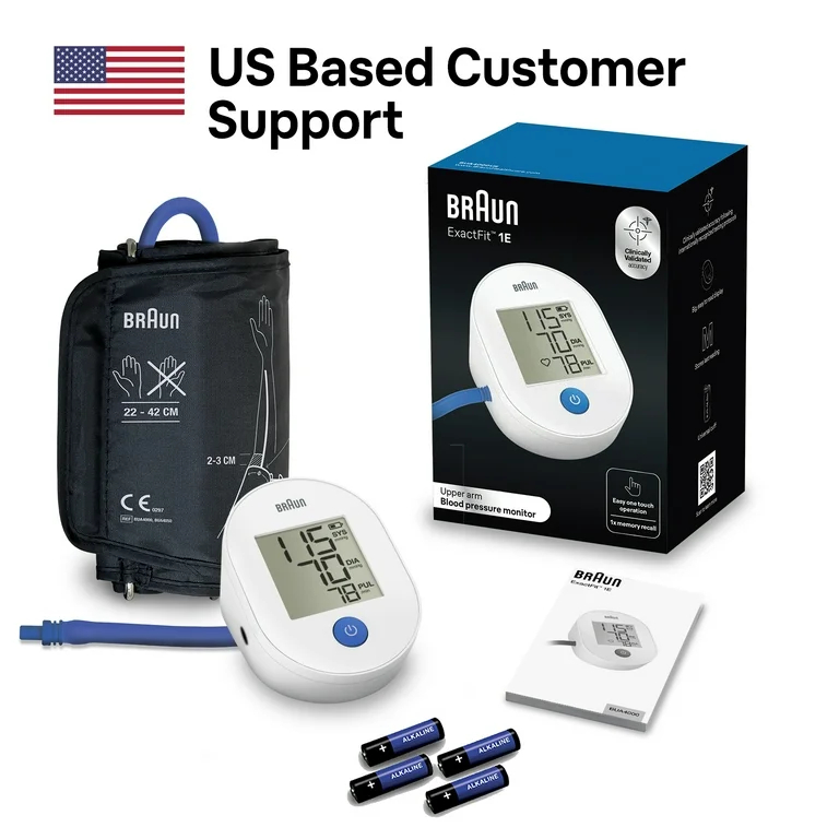 Braun ExactFit&trade; 1E Upper Arm Blood Pressure Monitor