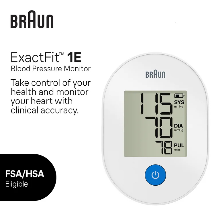 Braun ExactFit&trade; 1E Upper Arm Blood Pressure Monitor