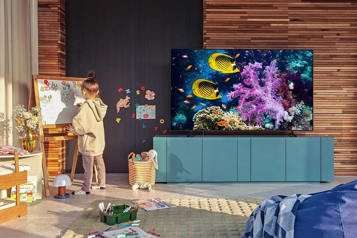 Samsung 85-Inch FLAT QLED 4K Resolution Smart TV - QA85Q60AAUXZN