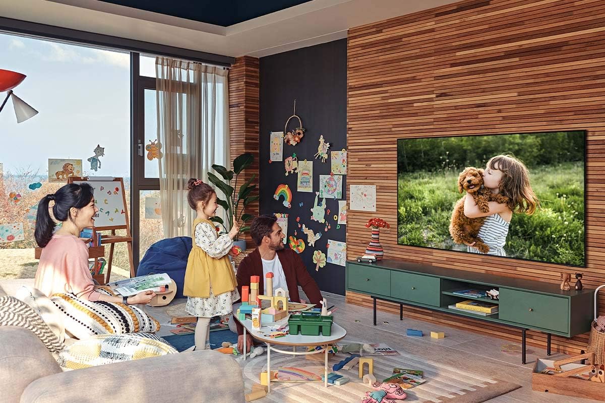 Samsung 85-Inch FLAT QLED 4K Resolution Smart TV - QA85Q60AAUXZN
