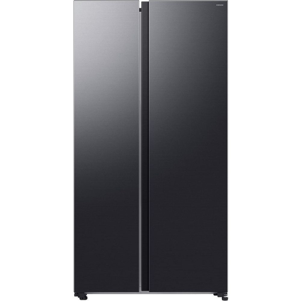 Samsung Side By Side Refrigerator 418L Black &ndash; RS70F65QDFKW