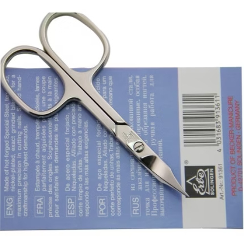 Erbe Solingen - Nail Scissors &ndash; Tower point - Size 9cm - Model# 91361