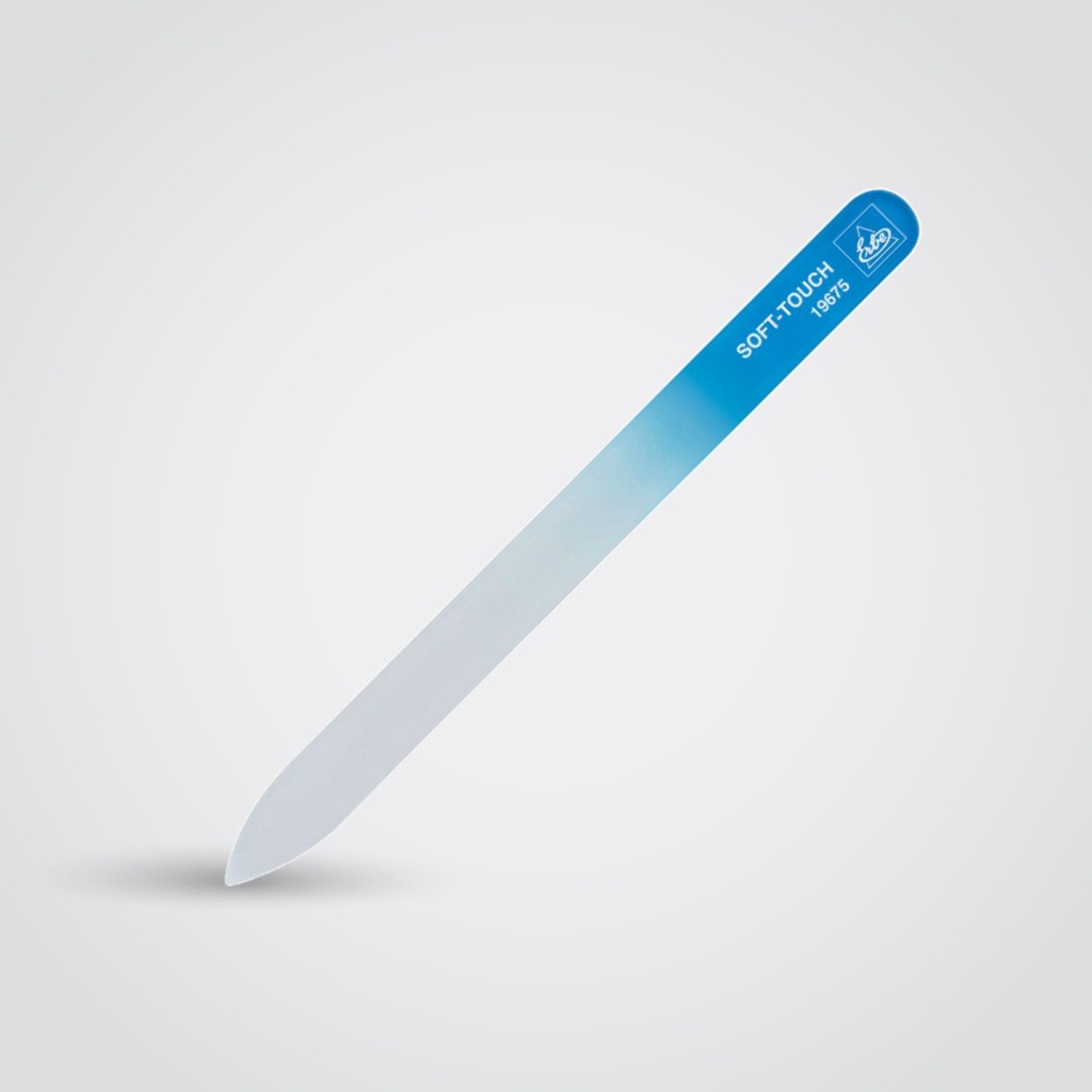 Erbe Solingen - Soft Touch - Glass Files - Color# Blue - Model# 19675