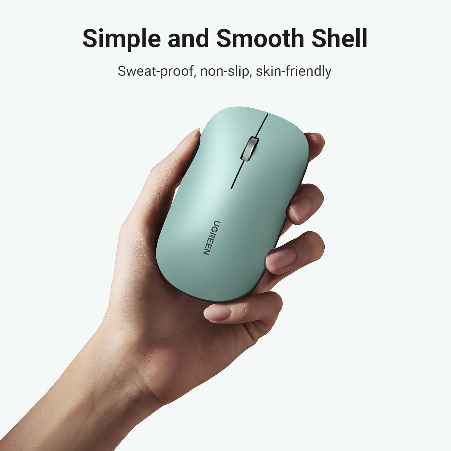 UGREEN 90372 Portable Wireless Mouse (Green) MU001