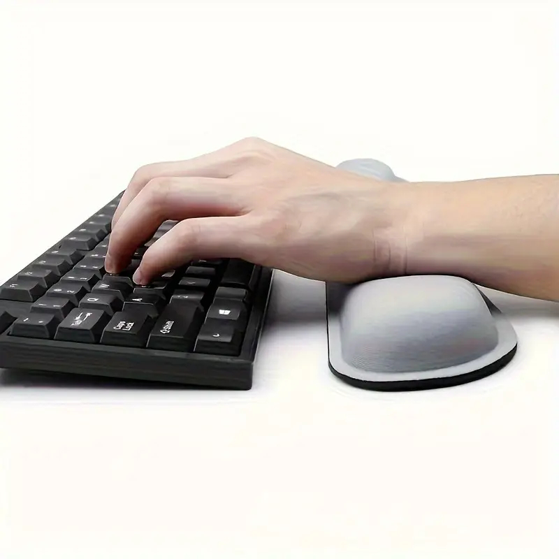 Ergonomic Gel Memory Foam Wrist Rest Set - Black