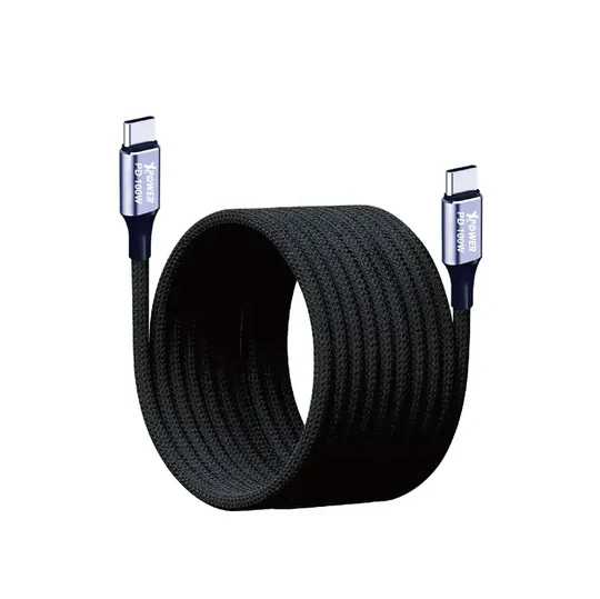 Xpower 100W Type C To C Magnetic 1M Cable - Black