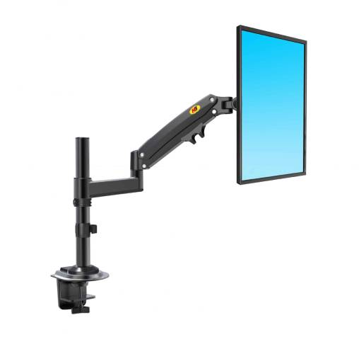 North Bayou F195A Full Motion Dual LCD LED Monitor Mount Gas Spring Arm