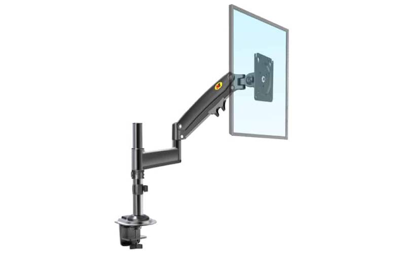 North Bayou F195A Full Motion Dual LCD LED Monitor Mount Gas Spring Arm