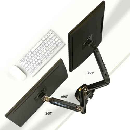 North Bayou F160 Dual Monitor Holder Arm 17-27-inch