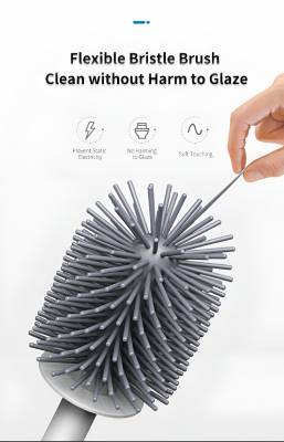 Toilet Cleaning Brush + Holder