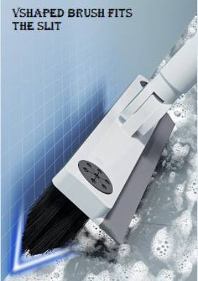 Floor Cleaning Brush + Wiper 2-in-1