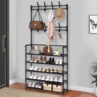 Multifunctional 5 Layer Clothes & Shoe Rack