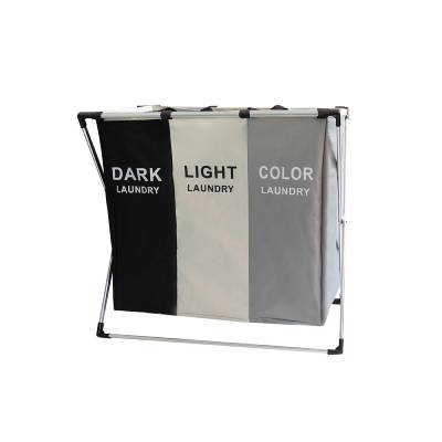 3 Section Foldable Laundry Basket