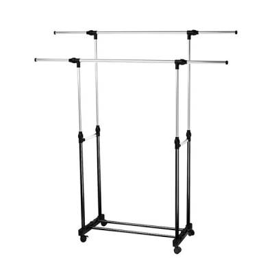 Portable Double Cloth Hanger - Expandable