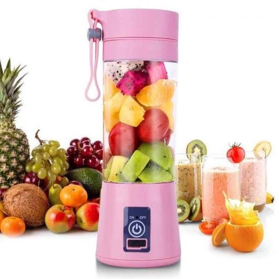 Portable & Rechargeable Battery Juicer Blender  - Hm-03