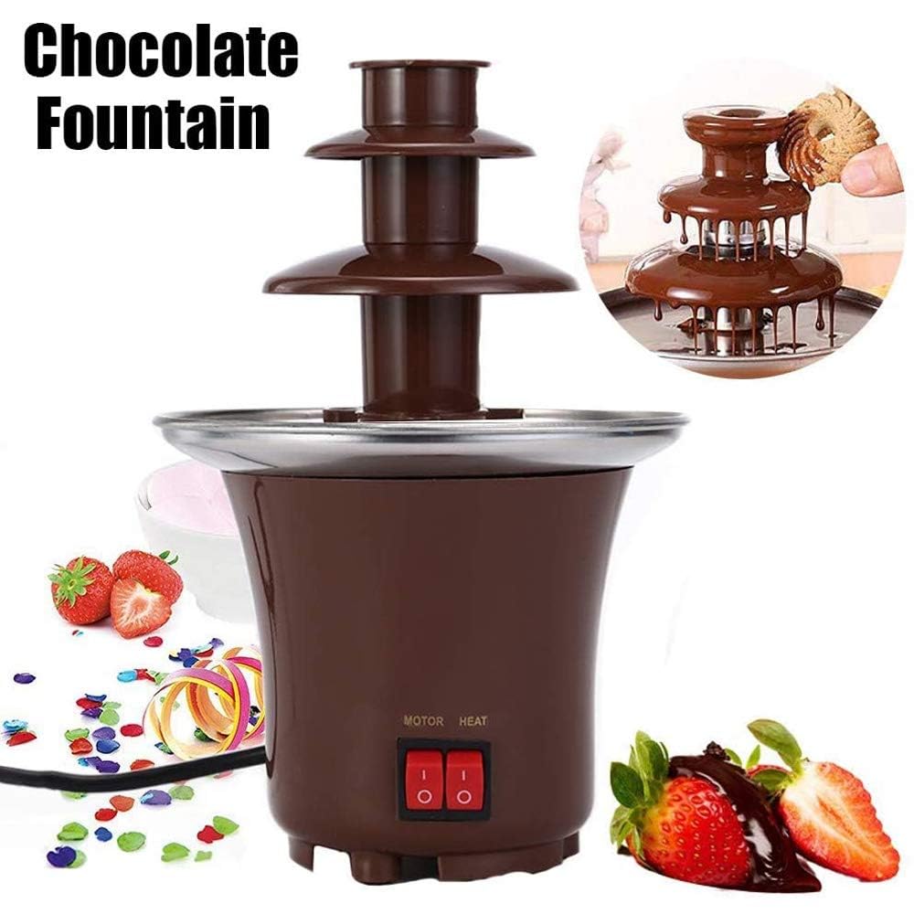 3-Tier Mini Chocolate Fondue Fountain Machine