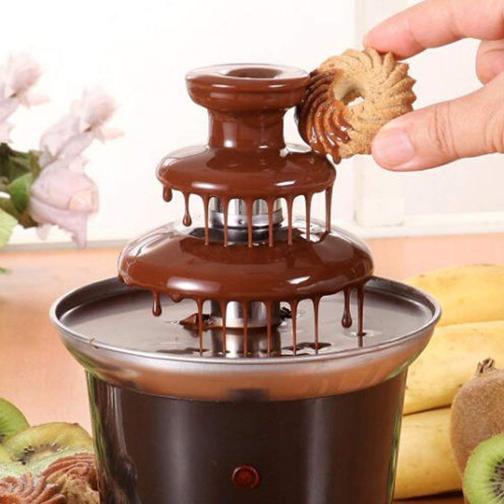 3-Tier Mini Chocolate Fondue Fountain Machine