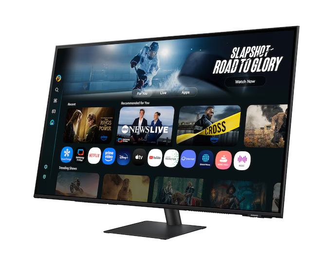 Samsung 43 Inch Smart Monitor M7 M70F 4K 60Hz AI Features, with USB Type C - LS43FM702UMXUE