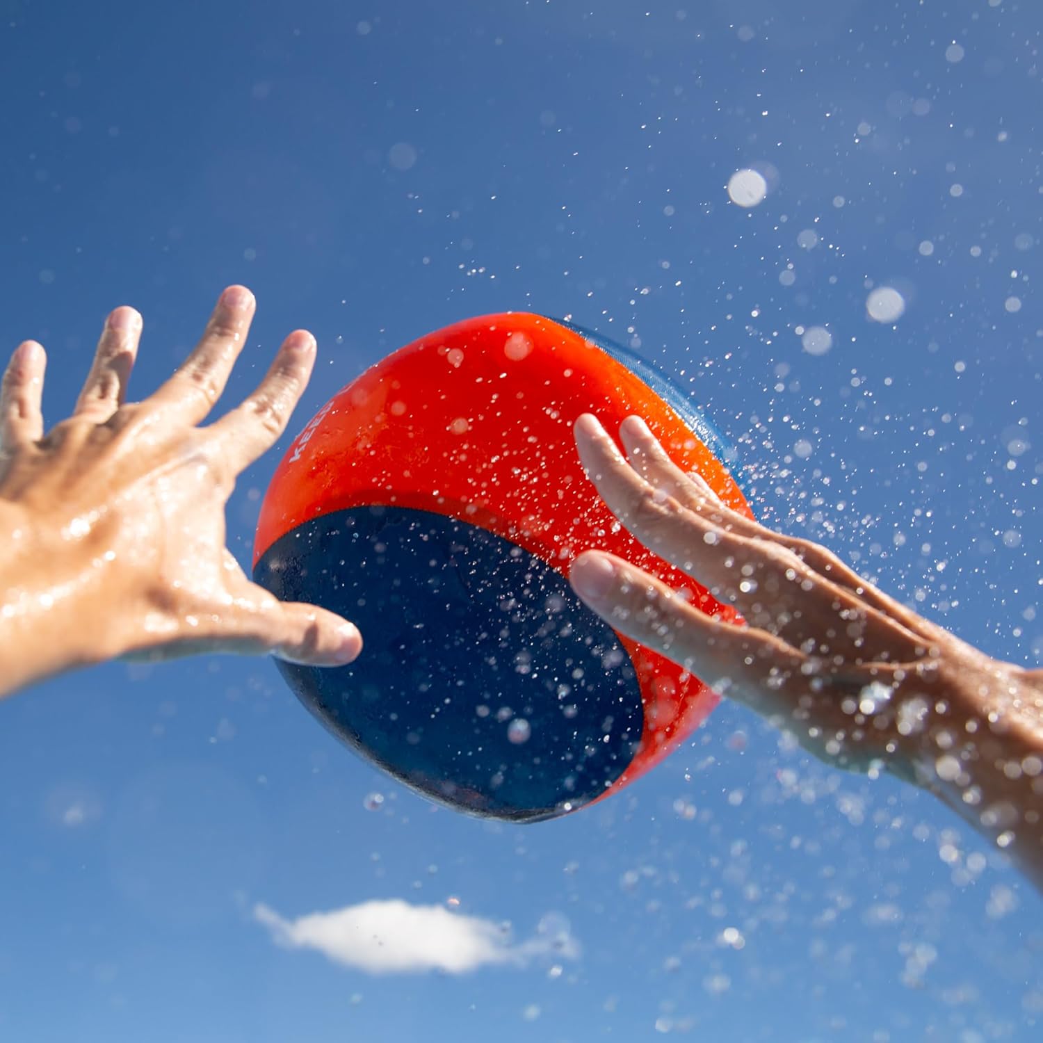 Waboba Beach Ball XL - Inflatable Beach Ball 90 cm - Sustainable PVC - Family and Adults