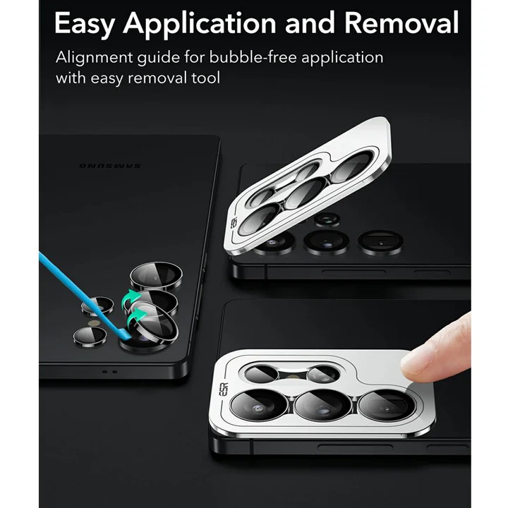 ESR S25 Ultra Armorite Camera Lens Protectors, Clear