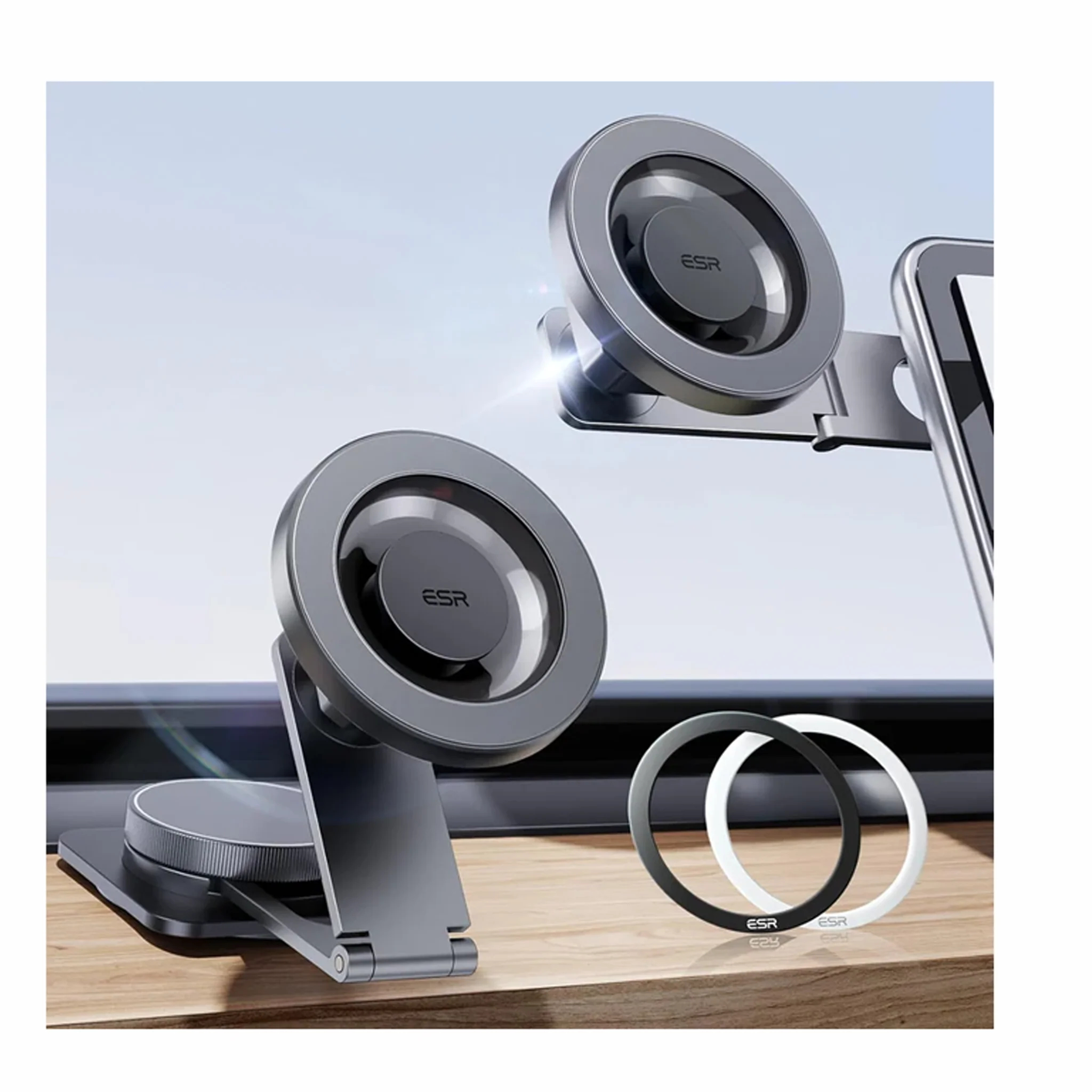 ESR Dashboard Touchscreen Magsafe Car Phone Mount HaloLock