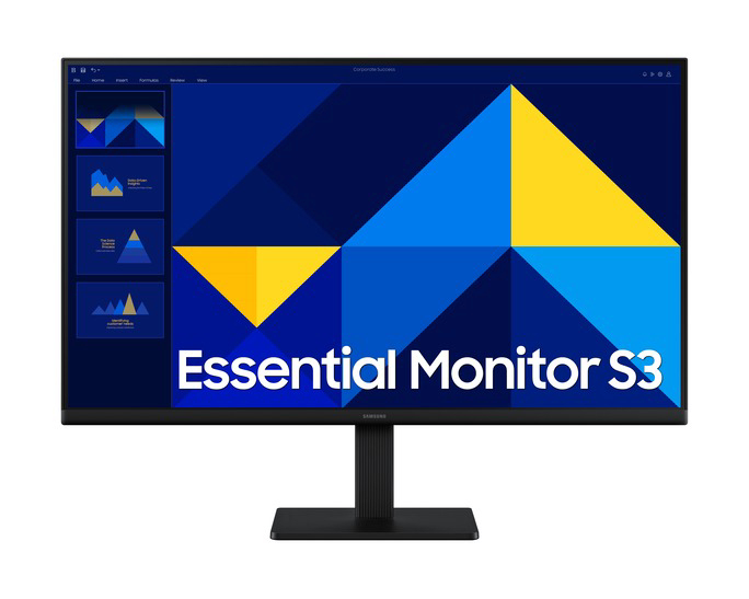 Samsung 27 Inch Essential Monitor S3 S30GD Full HD Monitor - LS27D300GAMXUE