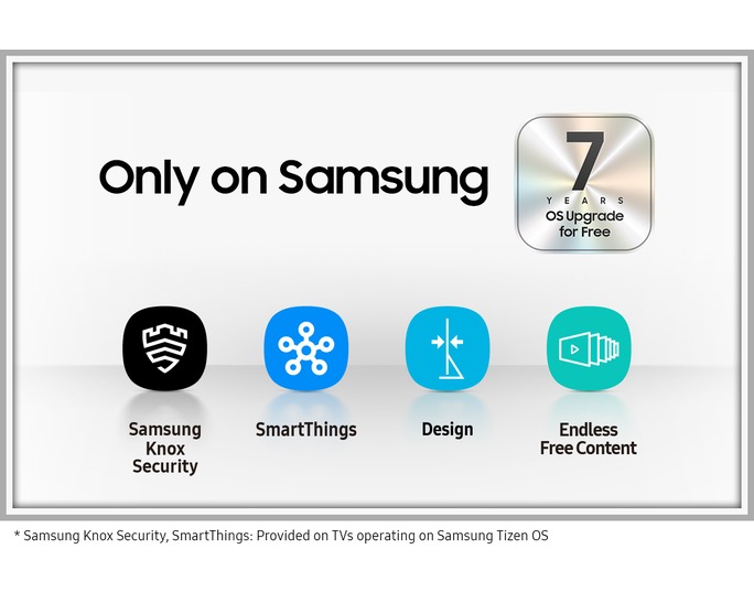 Samsung 70 Inch Crystal UHD U8000F 4K Smart TV (2025) - UA70U8000FUXZN