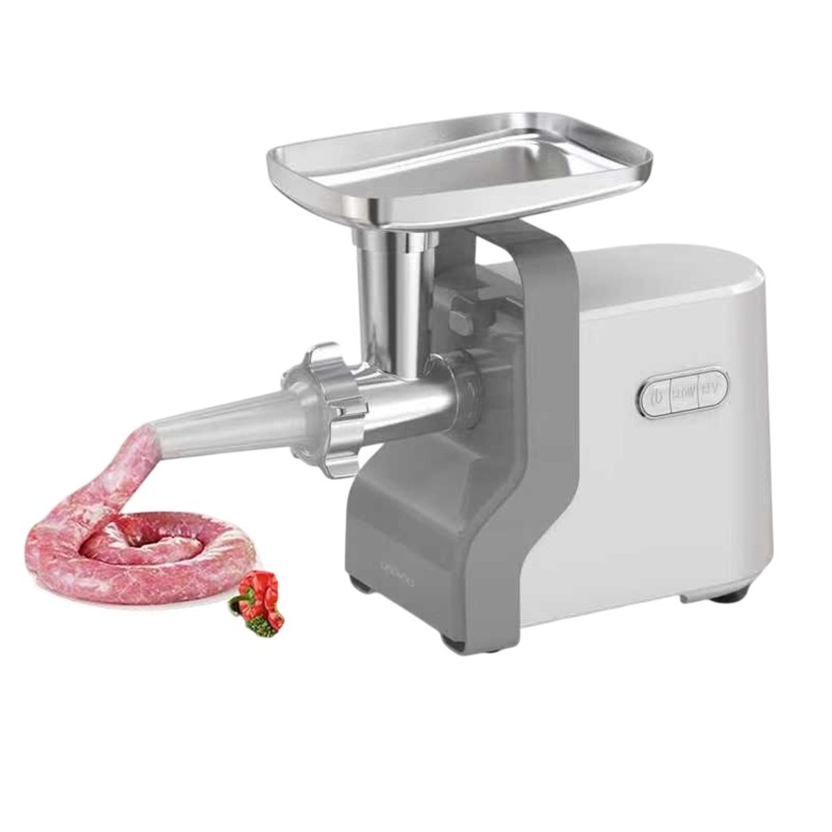 Daewoo 700W Meat Grinder 2 Speed - Silver / Gray