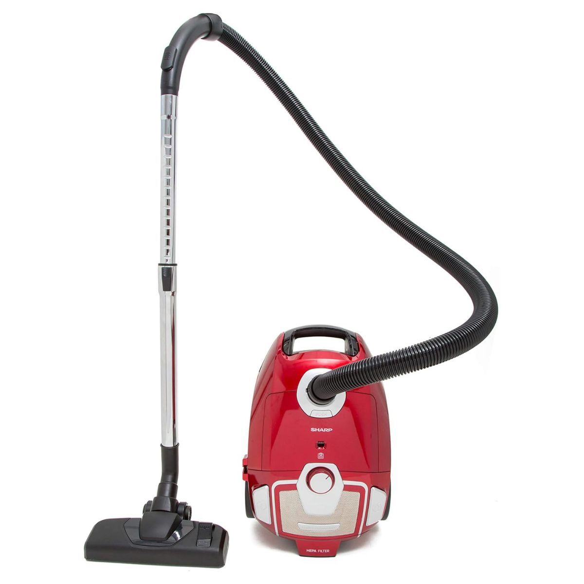 Sharp Vacuum Cleaner 2200W, Canister with Bag, HEPA Filter