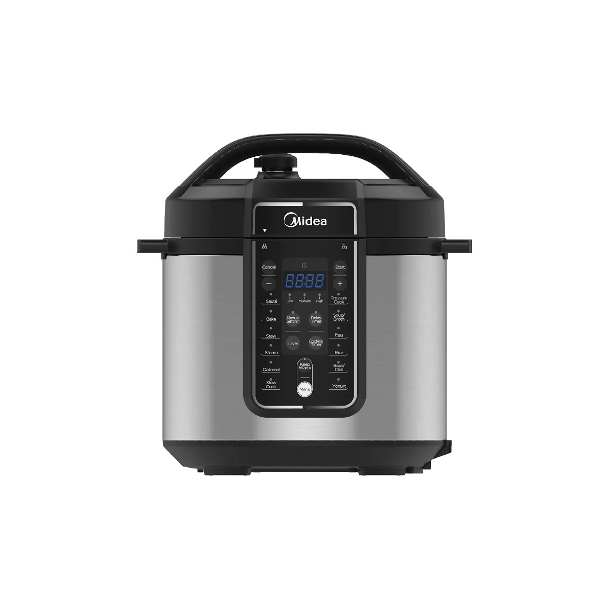 Midea Pressure Cooker 8 Liters 1200 Watts - MPC-8002SBSS-NPR