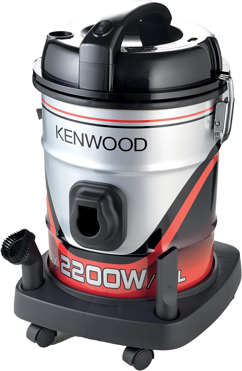 Kenwood Drum Vacuum Cleaner 2200W 25L Tank Vacuum Cleaner With 8M Extra Long Power Cord, Removable & Washable Filter