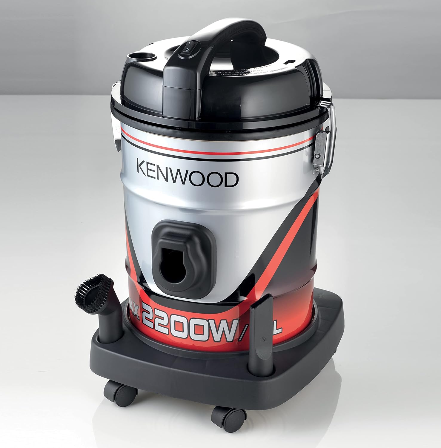 Kenwood Drum Vacuum Cleaner 2200W 25L Tank Vacuum Cleaner With 8M Extra Long Power Cord, Removable & Washable Filter
