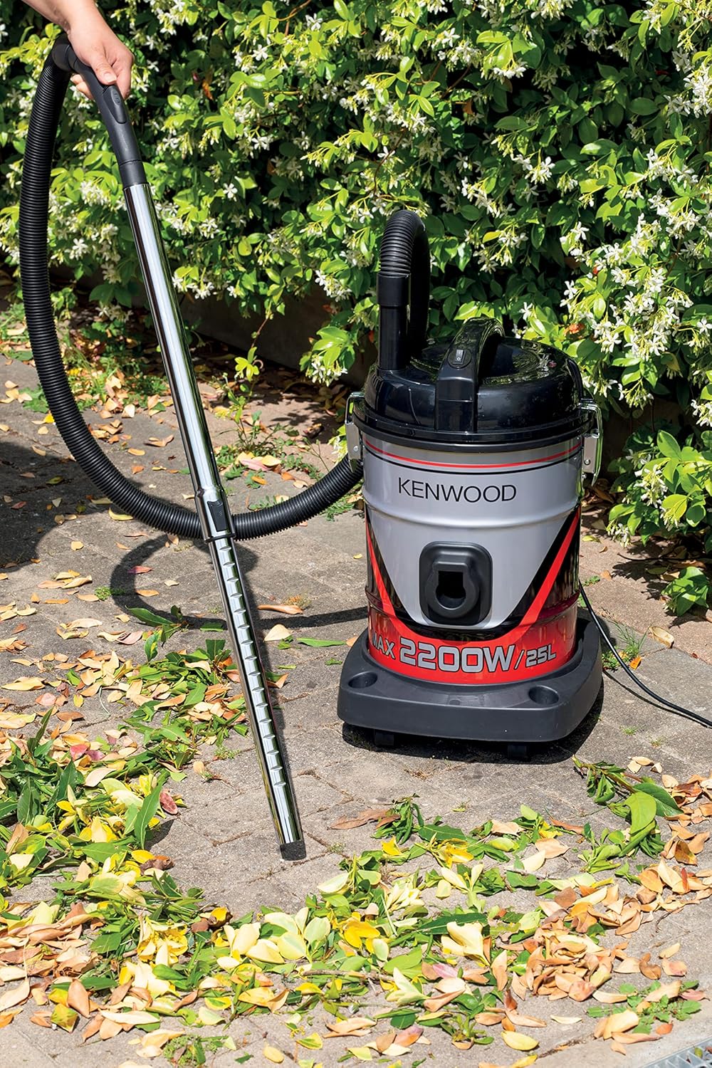 Kenwood Drum Vacuum Cleaner 2200W 25L Tank Vacuum Cleaner With 8M Extra Long Power Cord, Removable & Washable Filter
