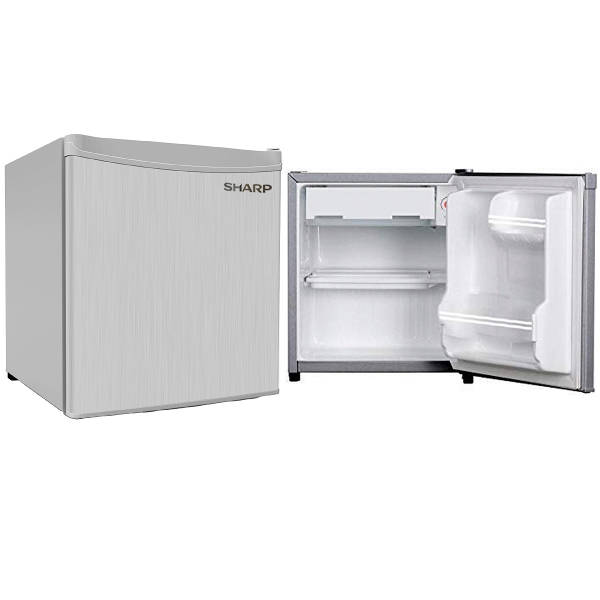 Sharp Mini Refrigerator 75 Liters 2.6 CFT, Silver