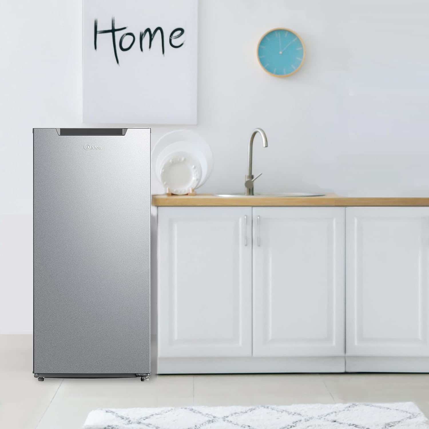 Midea 268L Single Door Inverter Refrigerator &ndash; Silver