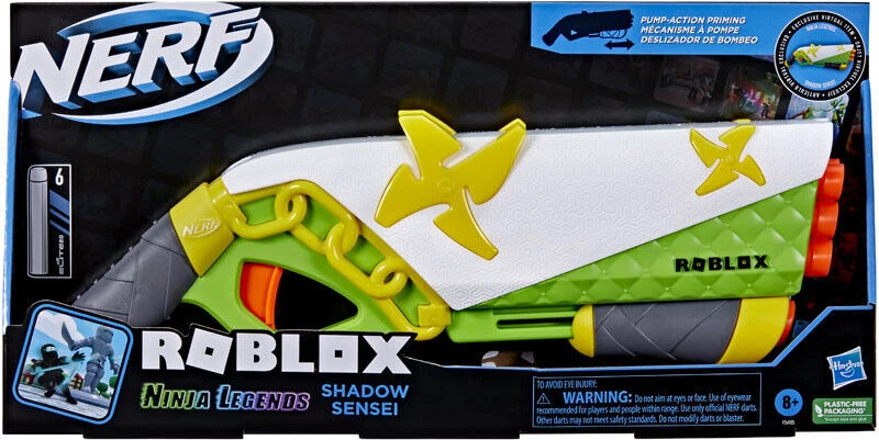 Nerf Roblox Ninja Legends Shadow Sensei Dart Blaster - F5485